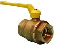 Кран латунный муфтовый 11б27п под газ