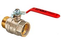 Кран Valtec латунный резьбовый ВН ручка