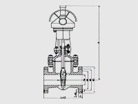 Задвижка стальная 30с515нж клиновая фланцевая с редуктором